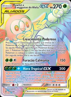 Rowlet e Exeggutor de Alola GX